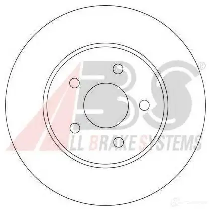 Тормозной диск A.B.S. 17116oe 2Q6 M2 1198178079 8717109542004 изображение 0