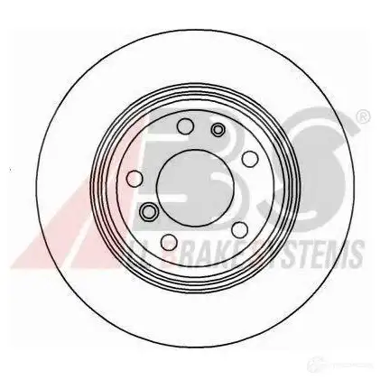 Тормозной диск A.B.S. 16337 8717109016758 1793703 VZ BMOE изображение 0