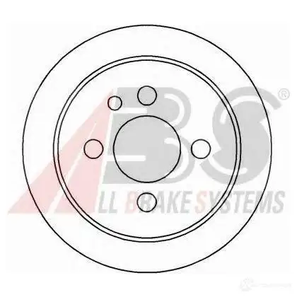 Тормозной диск A.B.S. 15799oe 9VHG 4XN 1198178049 8717109549690 изображение 0