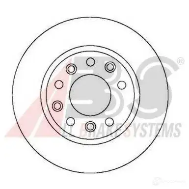 Тормозной диск A.B.S. 8717109361063 1423441899 XA1RC E9 15118oe изображение 0