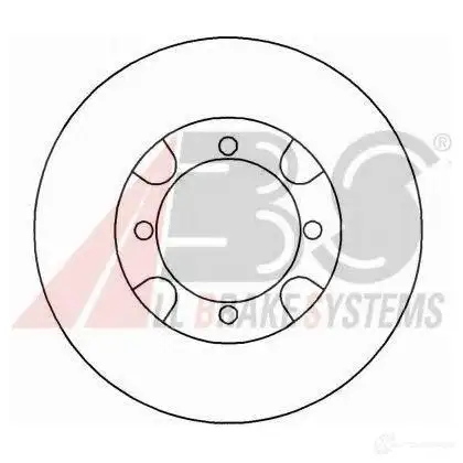 Тормозной диск A.B.S. 15516oe VWA00 6 1198178419 8717109361216 изображение 0