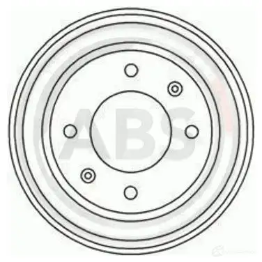 Тормозной барабан A.B.S. 5253s 1809328 8717109091106 VUDYA K