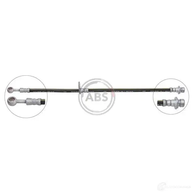 Тормозной шланг A.B.S. SL 5002 8717109225235 1818861 BMC38 HS изображение 0