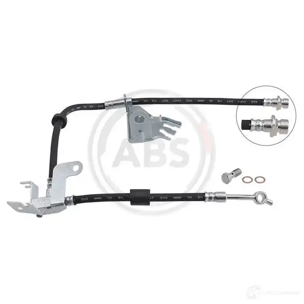 Тормозной шланг A.B.S. 1437272507 I8Z 96 SL 6739 - Изображение 1