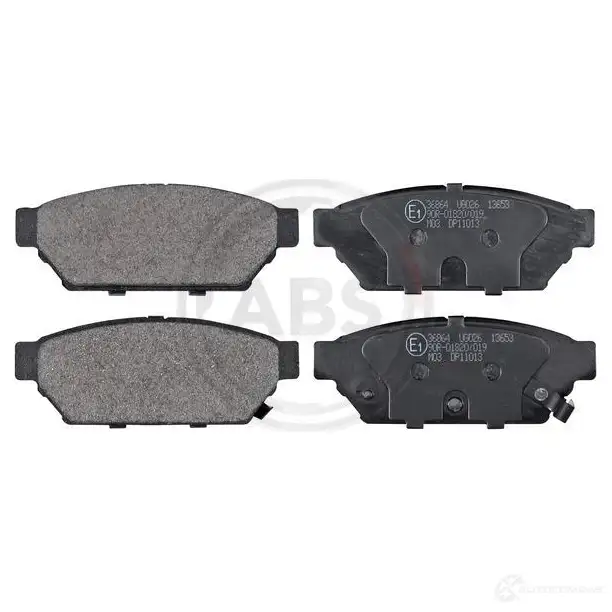 Тормозные колодки дисковые, комплект A.B.S. Q1ZE91 1805411 36864 218 73