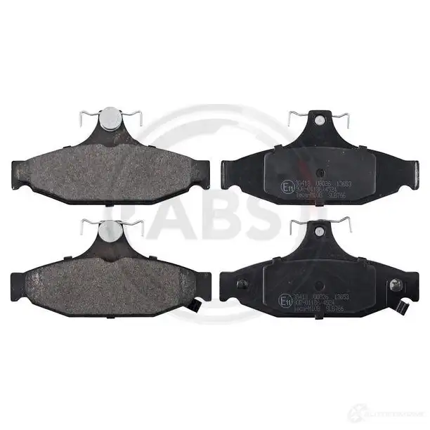 Тормозные колодки дисковые, комплект A.B.S. 8717109058000 38413 1806475 C6Z A9T6