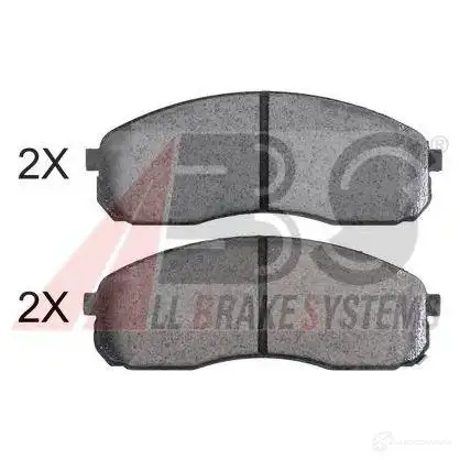 Тормозные колодки, комплект A.B.S. 37982oe 1198184493 2AAA YHZ 8717109624175