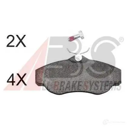Тормозные колодки, комплект A.B.S. 36941oe 1194048199 PBJHXPR 2345 2