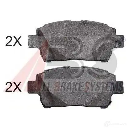 Тормозные колодки, комплект A.B.S. 1194048670 23511 23 510 37834oe