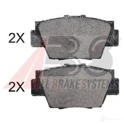 Тормозные колодки, комплект A.B.S. 36759oe 1198184389 8717109619959 K1H GGMG