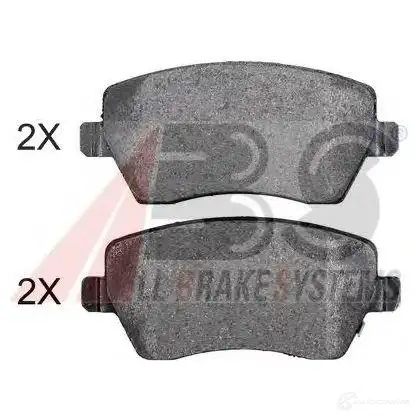 Тормозные колодки, комплект A.B.S. 37873oe 8717109620757 FXCHW Z3 1198184947