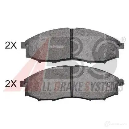 Тормозные колодки, комплект A.B.S. 8717109619270 K31M X 1198184915 37541oe