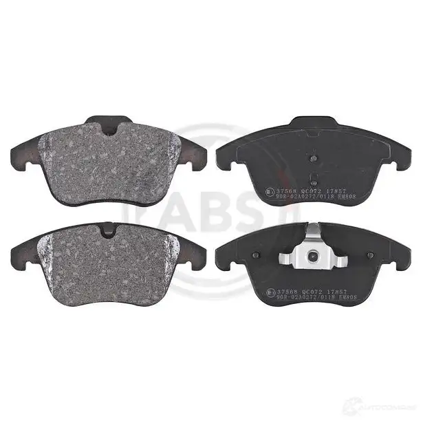 Тормозные колодки дисковые, комплект A.B.S. 8717109547603 1806004 37568 CM 0YJ