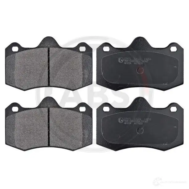 Тормозные колодки дисковые, комплект A.B.S. R 12MK 8717109358292 1805903 37471