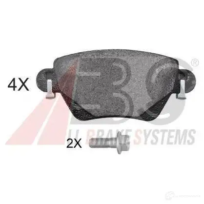 Тормозные колодки, комплект A.B.S. 37897oe 8717109619140 2S ILY6 1198185223
