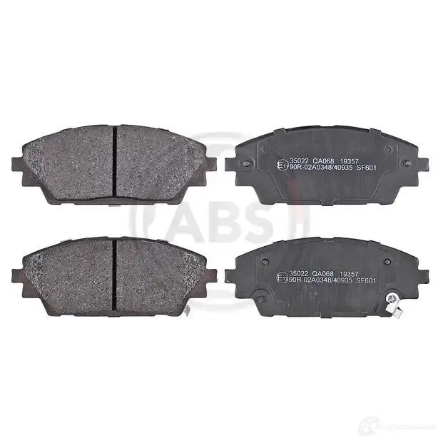 Тормозные колодки дисковые, комплект A.B.S. 0OV 77 1804819 35022 8717109631784