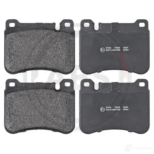 Тормозные колодки дисковые, комплект A.B.S. 8717109375190 K 1061ZT 37506 1805938