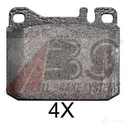 Тормозные колодки, комплект A.B.S. 20 280 36105oe 1194047249 20392 - Изображение 1