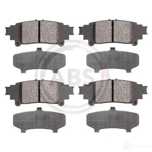 Тормозные колодки дисковые, комплект A.B.S. 8717109620238 37967 1806403 I VG4LT8