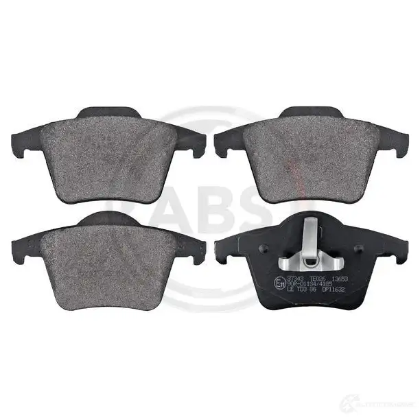 Тормозные колодки дисковые, комплект A.B.S. 8717109255096 37343 1805775 W02 VAD изображение 0