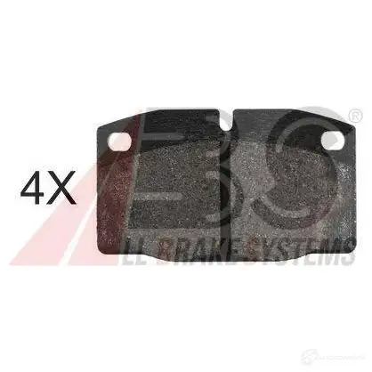 Тормозные колодки, комплект A.B.S. 36145oe 2 0939 8LC01 1194047308 изображение 0