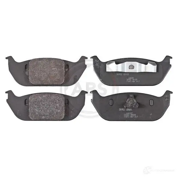 Тормозные колодки дисковые, комплект A.B.S. 38952 MM LZ5 8717109487749 1806611