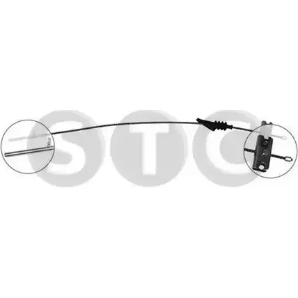 Трос ручника STC 9NSZQ 3809487 6WJE K T481331