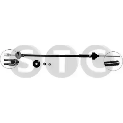 Трос сцепления STC U2K YO T482694 FB7OUX 3810617 изображение 0