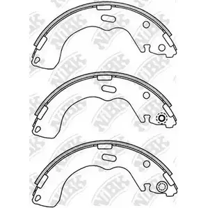 Тормозные колодки NIBK 4582409054922 FN3399 Y KQ5W 3834442 изображение 0