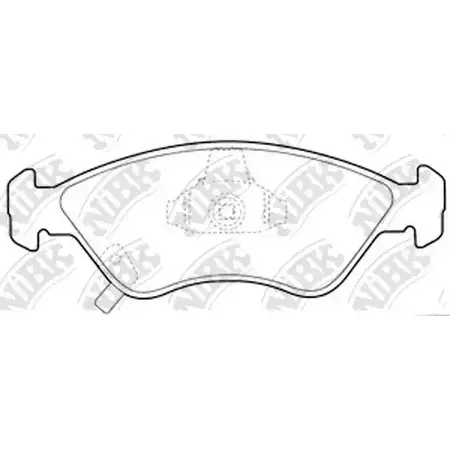 Тормозные колодки дисковые, комплект NIBK PN0810 4580266838525 N ZSLE 3835122