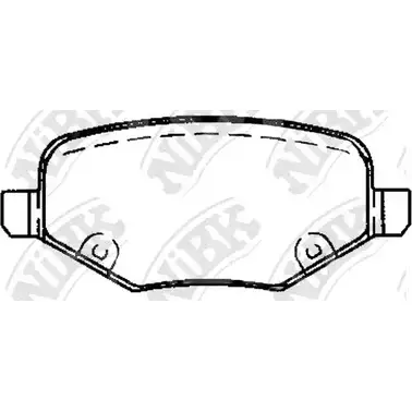 Тормозные колодки дисковые, комплект NIBK 3835517 QP5LR I PN53001