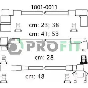 Высоковольтные провода зажигания PROFIT 3842488 1 9LHR7T 1801-0011 изображение 0