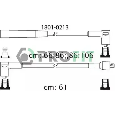Высоковольтные провода зажигания PROFIT G7 85S 1801-0213 3842548 изображение 0