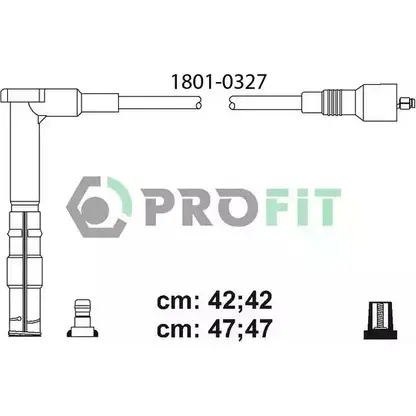 Высоковольтные провода зажигания PROFIT 6QX 5A 3842567 1801-0327