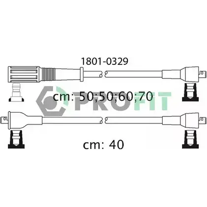 Высоковольтные провода зажигания PROFIT GNA J0 1801-0329 3842568 изображение 0