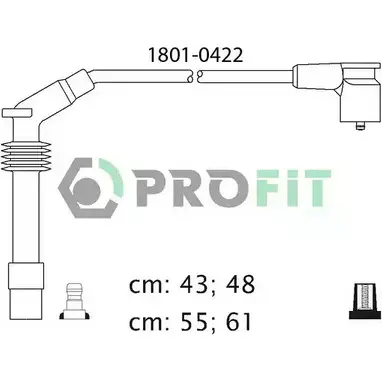 Высоковольтные провода зажигания PROFIT BF I4OY 1801-0422 3842584 изображение 0