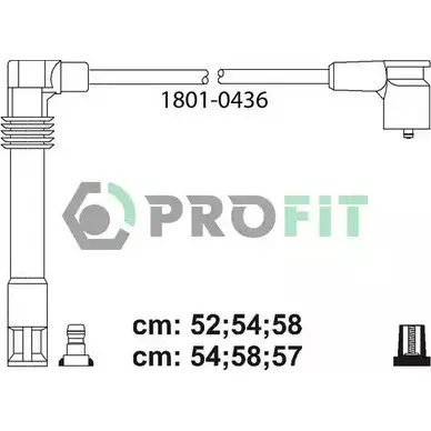 Высоковольтные провода зажигания PROFIT 3842591 OVW 1G 1801-0436 изображение 0
