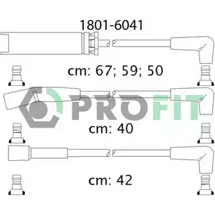 Высоковольтные провода зажигания PROFIT 1801-6041 3842605 4VN A7UE изображение 0