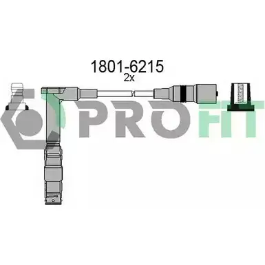 Высоковольтные провода зажигания PROFIT F54R CB2 1801-6215 3842618