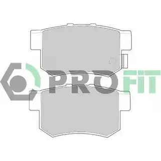 Тормозные колодки дисковые, комплект PROFIT 3846433 T DKHQP 5000-0956 C изображение 0