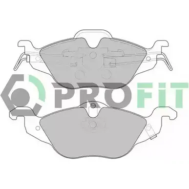 Тормозные колодки дисковые, комплект PROFIT 3 SNS1 3846499 5000-1293 C