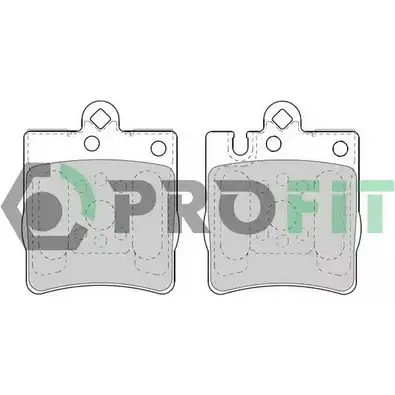 Тормозные колодки дисковые, комплект PROFIT ERS3 AS0 3846519 5000-1322 C