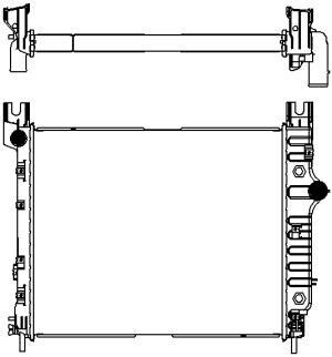 Радиатор охлаждения двигателя SAKURA AUTOMOTIVE 377063978 3132-8502 84L8 8