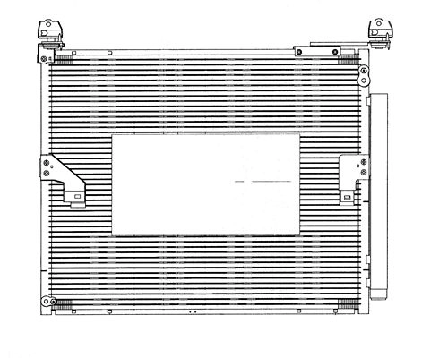 Радиатор кондиционера SAKURA AUTOMOTIVE 5271-9801 1269626383 BHM8 F изображение 0