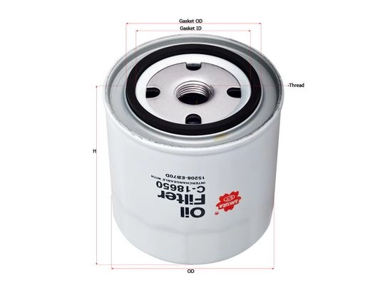 Масляный фильтр SAKURA AUTOMOTIVE ZN50 9 C-18650 3743493