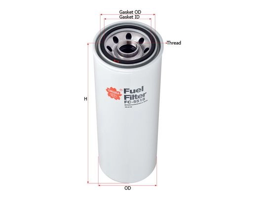 Топливный фильтр SAKURA AUTOMOTIVE FC-5518 JFEL85 T 6329558