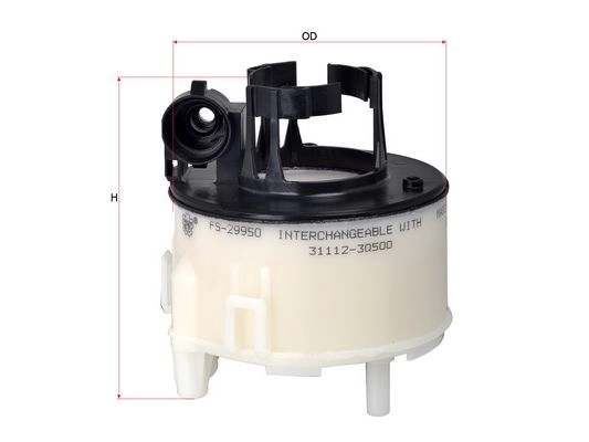 Топливный фильтр SAKURA AUTOMOTIVE FS-29950 3745297 RGP XF