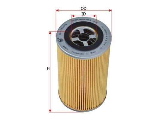 Масляный фильтр SAKURA AUTOMOTIVE O-1503 89564085 PAPDH L изображение 0
