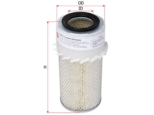 Воздушный фильтр SAKURA AUTOMOTIVE 4RU FKR 3743259 AS-1825