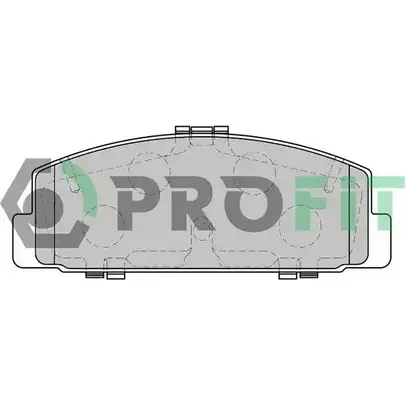 Тормозные колодки дисковые, комплект PROFIT 5000-1721 C 3846682 U2 5PW